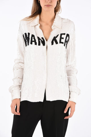 Sequined Open Back Jacket