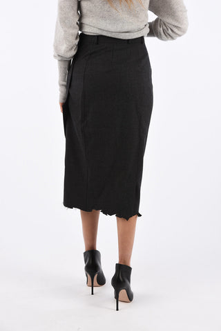 Vintage Effect asymmetrical skirt