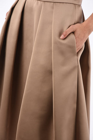 GIORGIO ARMANI High Rise circle skirt with Side Pockets