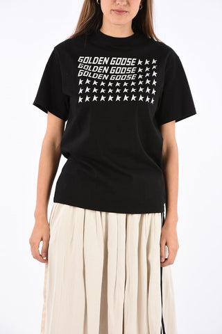 T-shirt GOLDEN with print