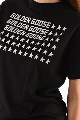 T-shirt GOLDEN with print