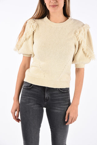 Silk fringed NOOR sweater