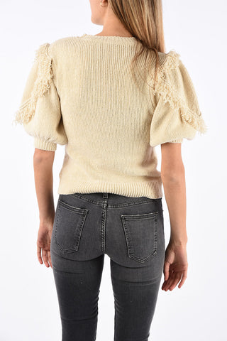 Silk fringed NOOR sweater