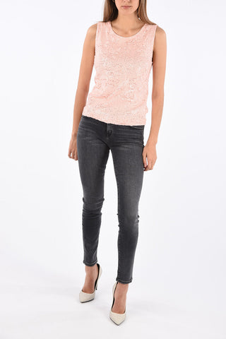 sequined YARO top