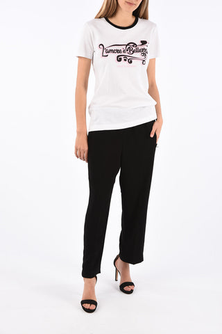 printed l'amore è bellezza t-shirt
