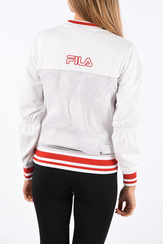 Openwork back ERIKA crew-neck sweatshirt