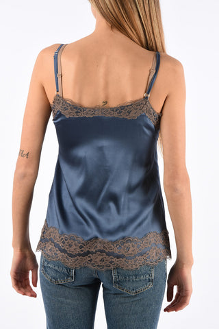 silk SILSIX top with Lace