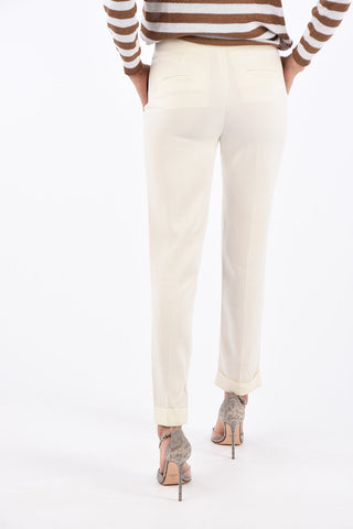 cuffed hem trousers
