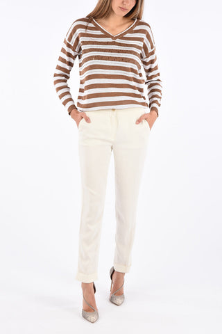 cuffed hem trousers