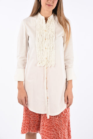 camicia rouches cannolé JABOT collo coreana