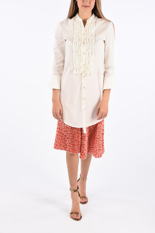 camicia rouches cannolé JABOT collo coreana