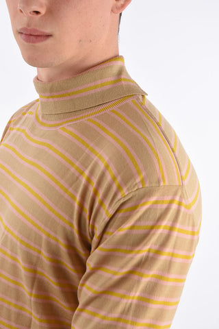 Striped Turtleneck Sweater