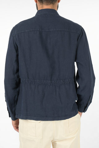 ZZEGNA Linen Safari Shirt