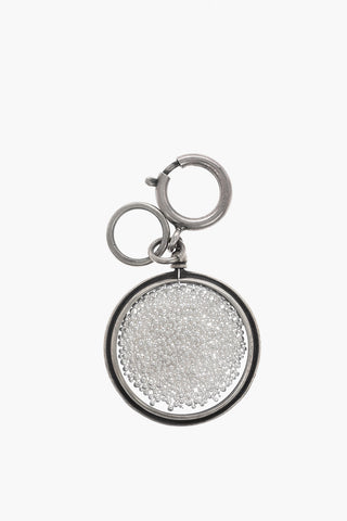 Silver Medallion Charm