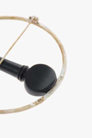 Silver Circle Brooch