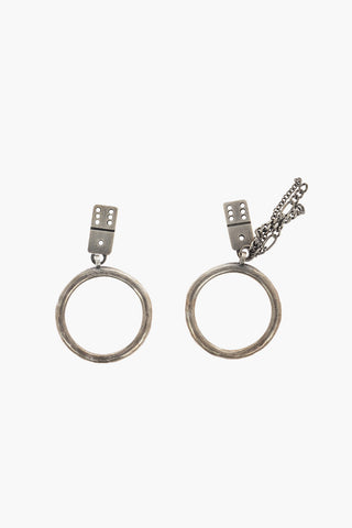 Set 2 Anelli DOMINO in Argento
