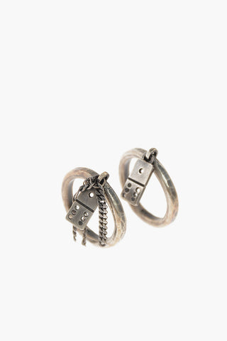 Set 2 Anelli DOMINO in Argento