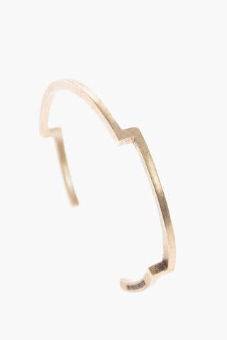 Silver Angles Narrow Bracelet