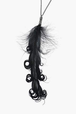 Collana FEATHER CURLY in argento