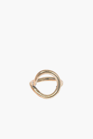 Silver Organic Clip Ring