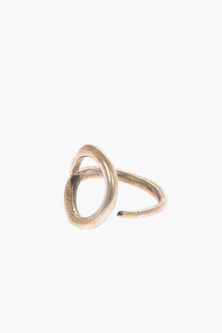Silver Organic Clip Ring