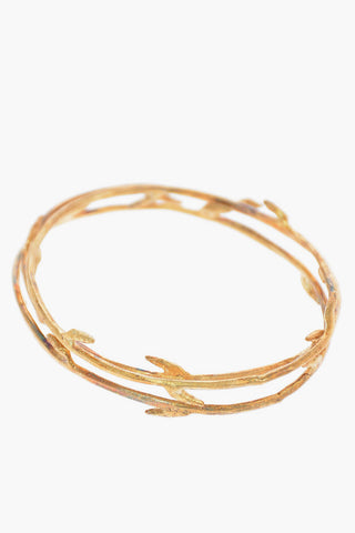 Silver BRANCH BUDS 3 Bracelets Set