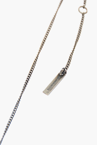 Silver Necklace with Crab Claw Pendant