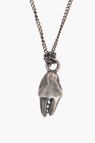 Silver Necklace with Crab Claw Pendant