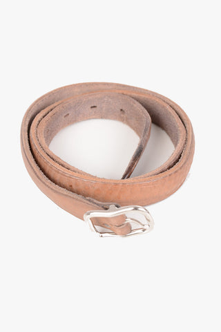 20mm Leather Slim Belt