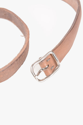 20mm Leather Slim Belt