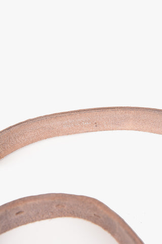 20mm Leather Slim Belt