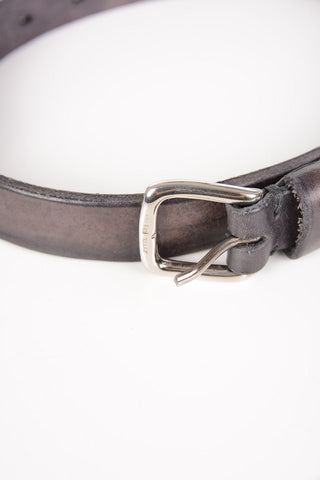 20mm Leather Slim Belt