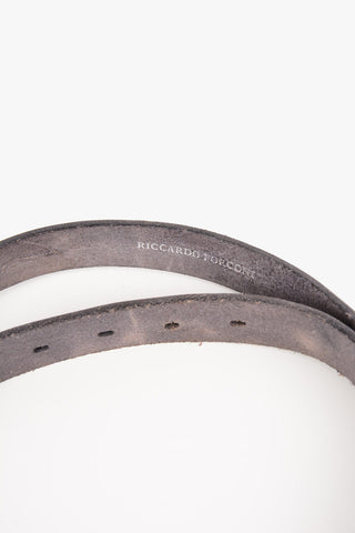 20mm Leather Slim Belt