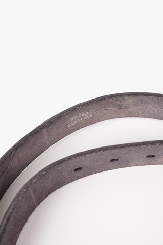 20mm Leather Slim Belt