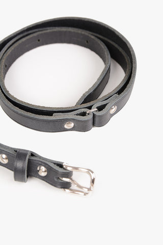 10mm Leather Slim Belt