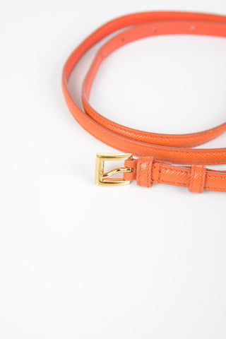 10mm Leather Slim Belt