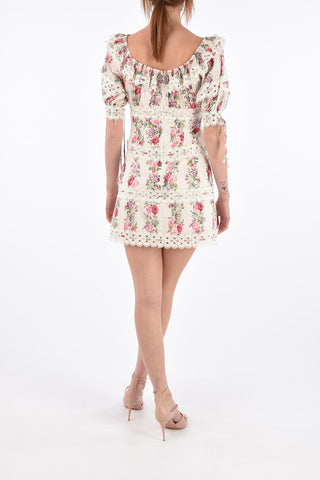 Floral Off-Shoulder HONOUR Mini Dress