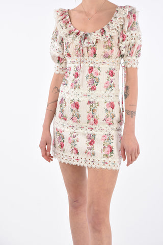 Floral Off-Shoulder HONOUR Mini Dress