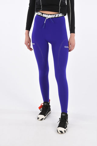 drawstring active leggings