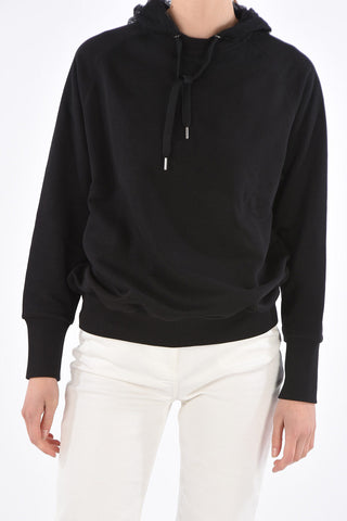 Sweatshirt with Tulle Hood