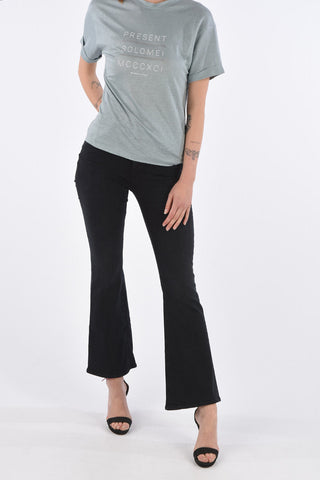 Flax and silk t-shirt