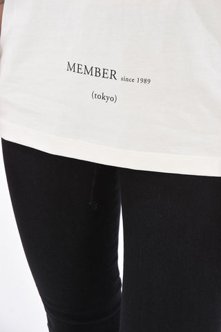 printed MEMBER TOKYO T-shirt