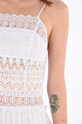 Lace Ruffle JOY Mini Dress