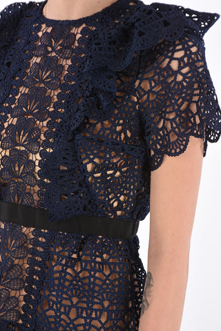 Macramé Mini Dress