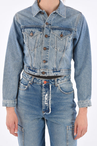 crop denim jacket