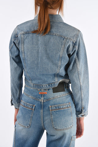 crop denim jacket
