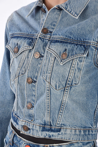 crop denim jacket
