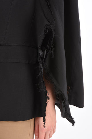 Unstructured Notch Lapel Blazer