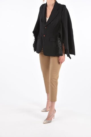 Unstructured Notch Lapel Blazer
