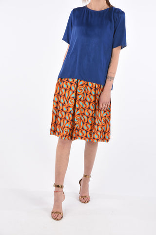 Blusa Maniche Corte
